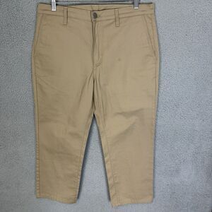Rustic Dime‎ Pants Mens 34x27 Beige Chino Workwear Twill Cotton Straight Leg